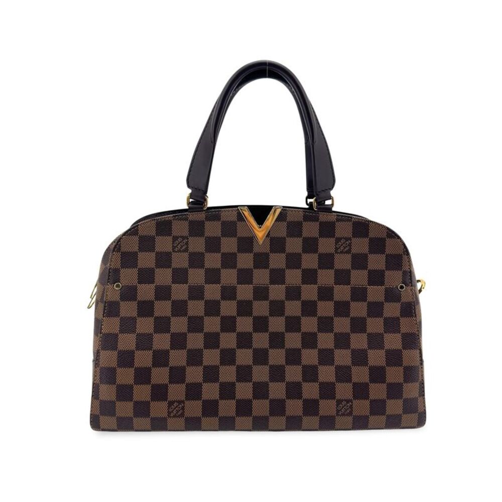 Louis Vuitton Kensington Bowling Damier Brown Canvas Handbag